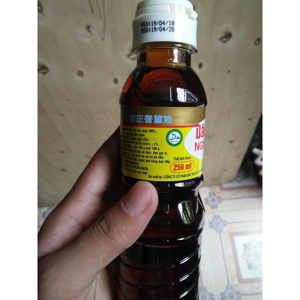 [HCM] Dầu mè thơm nguyên chất Nakydaco chai 250ml