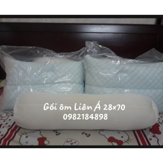 Gối ôm cao su xay Liên Á 28 x 70