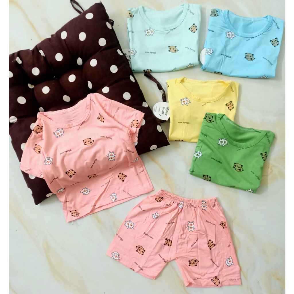 Bộ Đồ Cộc Tay Bé Trai Gái Thể Thao Minky Mom Beli Kids Cho Bé 1-4 Tuổi Chất Cotton Thoáng Mát BK 2