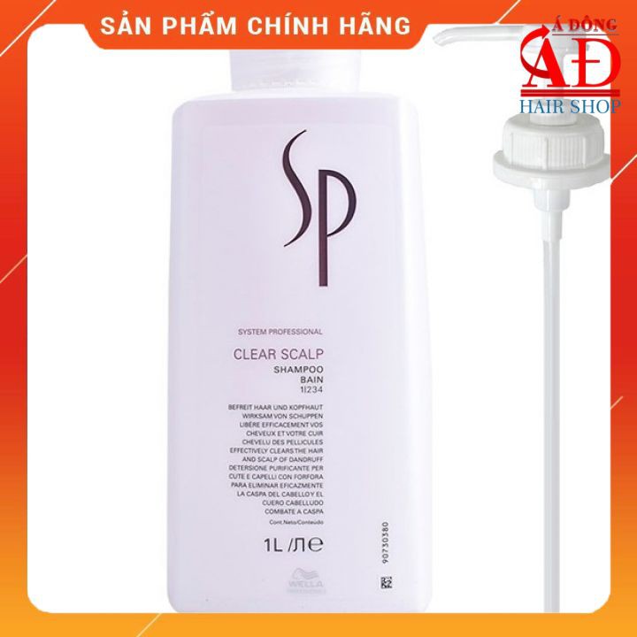 [+Tặng mũ trùm] DẦU GỘI HỖ TRỢ TRỊ GÀU SP WELLA CLEAR SCALP CAO CẤP ĐỨC