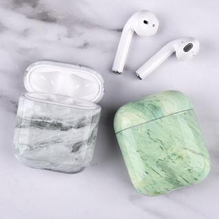 Marble Pattern TPU Headset Protective Case For Apple Airpods 1 2 Wireless Bluetooth Headphone Cover