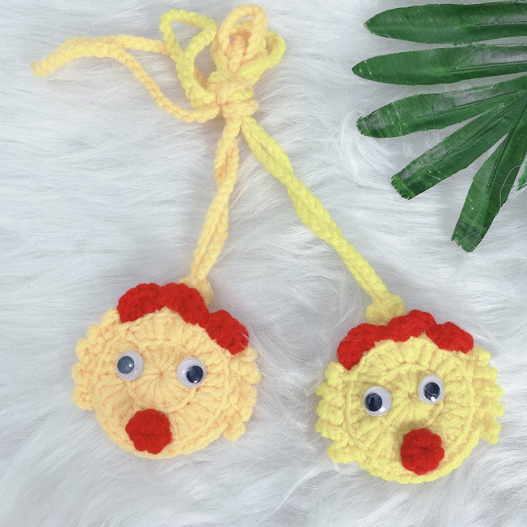 Túi tỏi/ túi đựng tỏi handmade len cho cho bé tránh vía - Sơ sinh - sỉ