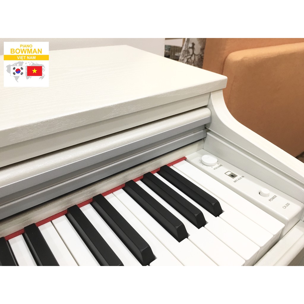 Đàn Piano điện mới BOWMAN CX200 - Màu Trắng - Bảo hành 2 năm