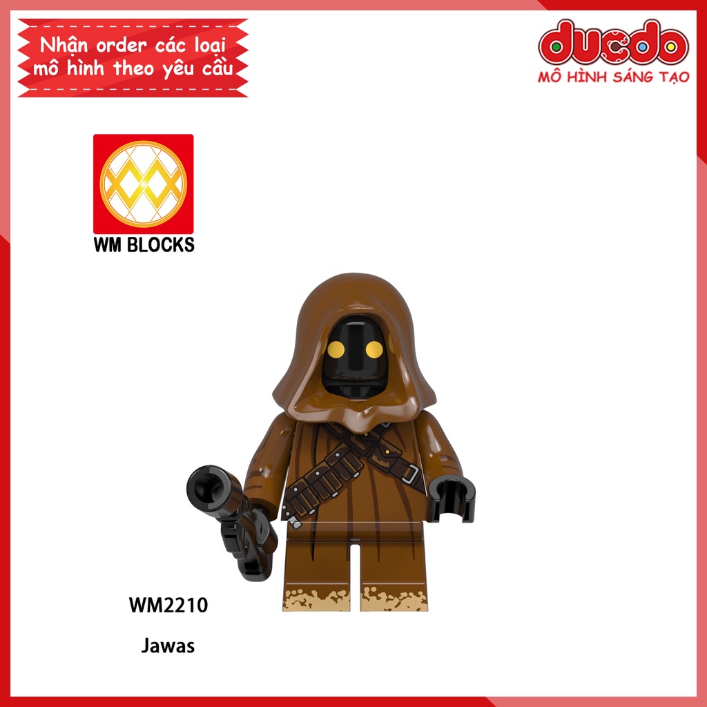 Minifigures các nhân vật trong Star Wars full trang bị - Đồ chơi Lắp ghép Xếp hình Mô hình Mini WM WM6121