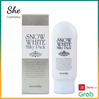 Kem dưỡng trắng da toàn thân Secret Key Snow White Milky Pack 200g