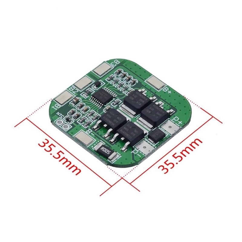 Mạch bảo vệ pin 4s-20a 14,4v/16,8v Cân bằng và bảo vệ pin lithium -ion.