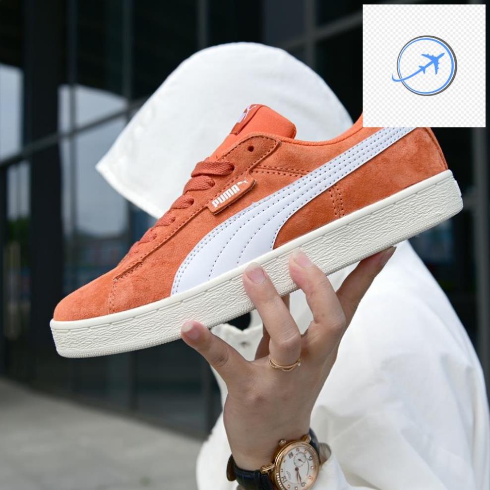👒 Giày Puma Da Lộn Cổ Điển Có Chữ Ký Cho Nam Nữ 🕸️ 👒
