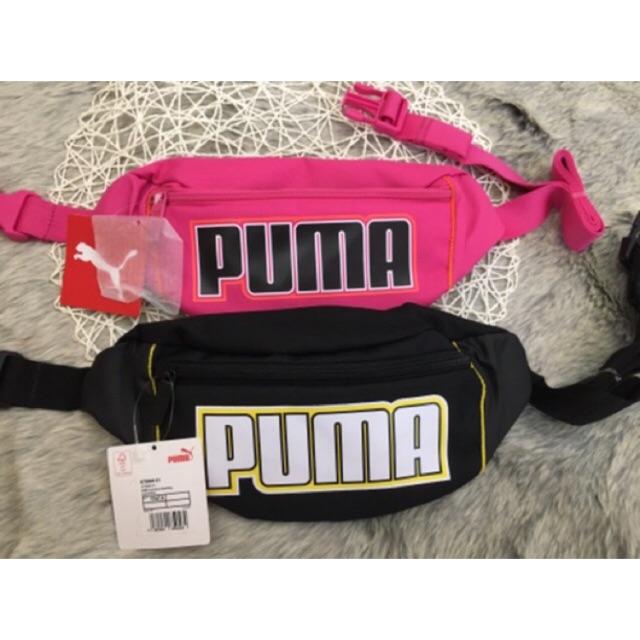 Túi bao tử Puma Core Waist Bag (đen/ hồng)