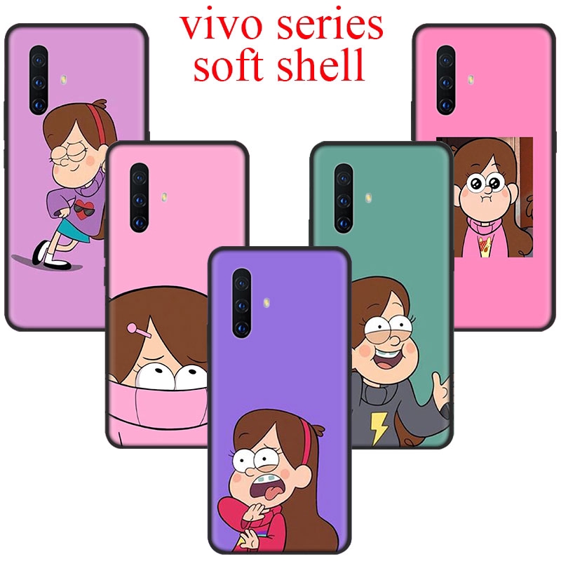 Ốp điện thoại in hình Mabel của Gravity Falls cho VIVO Y11 Y17 Y5S Y53 Y55S Y69 Y71 Y81S Y91C