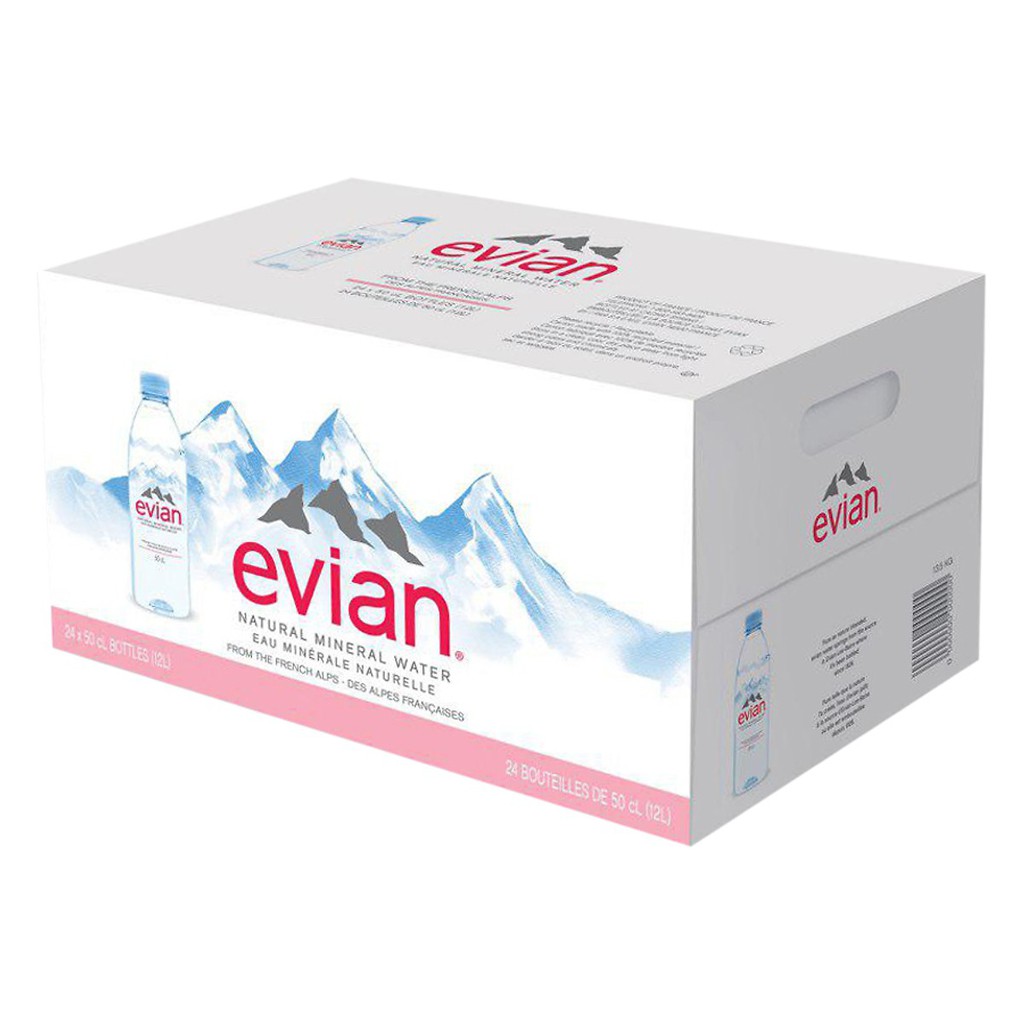 Nước Khoáng Evian Chai Nhựa (500ml)