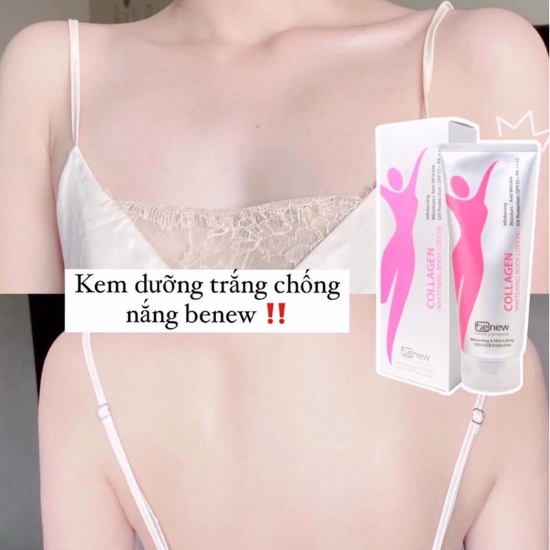 Kem body benew collagen hàn quốc giúp da trắng mịn , hồng hào , căng bóng,lucicosmetic