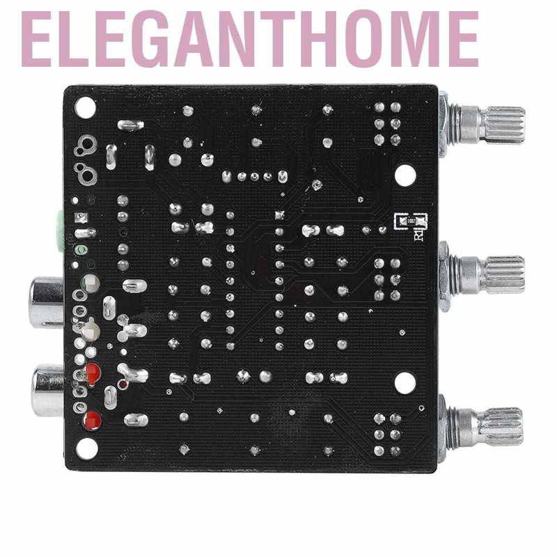 Eleganthome 2 Channel HiFi Sound Preamp Tone Board  Audio Mixer Module for Desktop Speaker