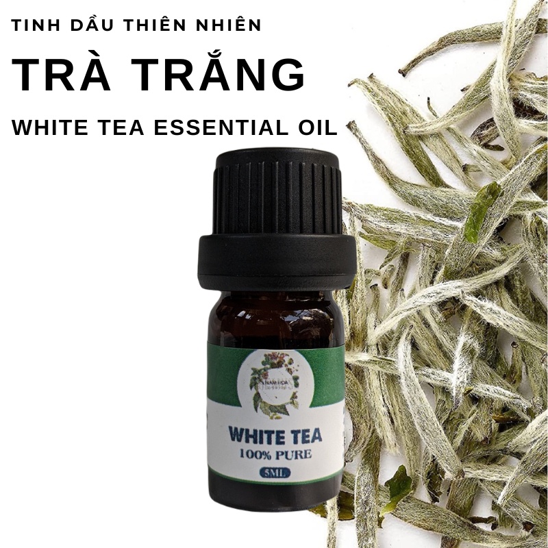 Tinh dầu hữu cơ Organic Trà Trắng Ấn Độ NAM HOA.