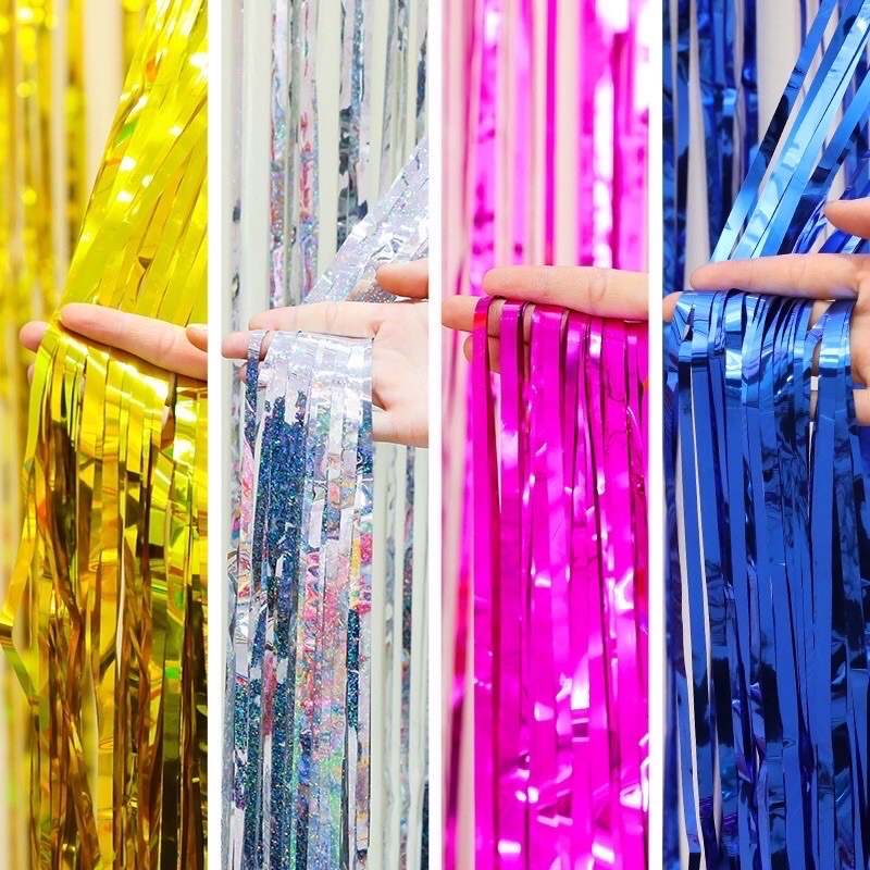 Rèm kim tuyến trang trí sinh nhật , party