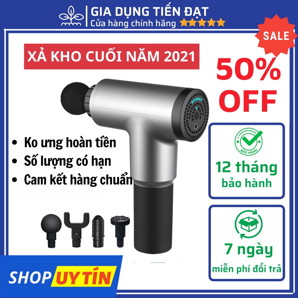 Súng Massage Đa Năng Toàn Thân, Giãn Cơ Giảm Nhức Mỏi Cổ Vay Gáy