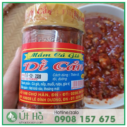 Mắm Cá Giò (Rò) Dì Cẩn - Món Mắm Đặc Sản Lâu Đời Của Đà Nẵng - Đặc Sản Miền Trung - Út Hà Đặc Sản