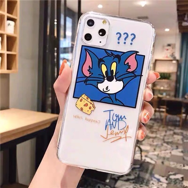 ỐP LƯNG PHONE TOM AND JERRY CHO 6/6plus/6s/6s plus/6/7/7plus/8/8plus/x/xsmax/11/11 pro max