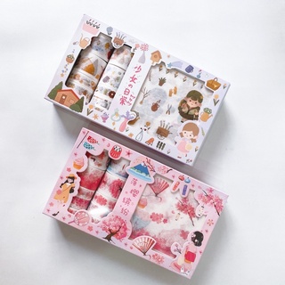 Bộ washi 20 món trang trí hình dễ thương, nhiều màu