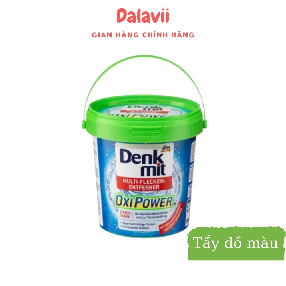 Bột giặt tẩy trắng quần áo Denkmit Oxi Power Weiss 750g