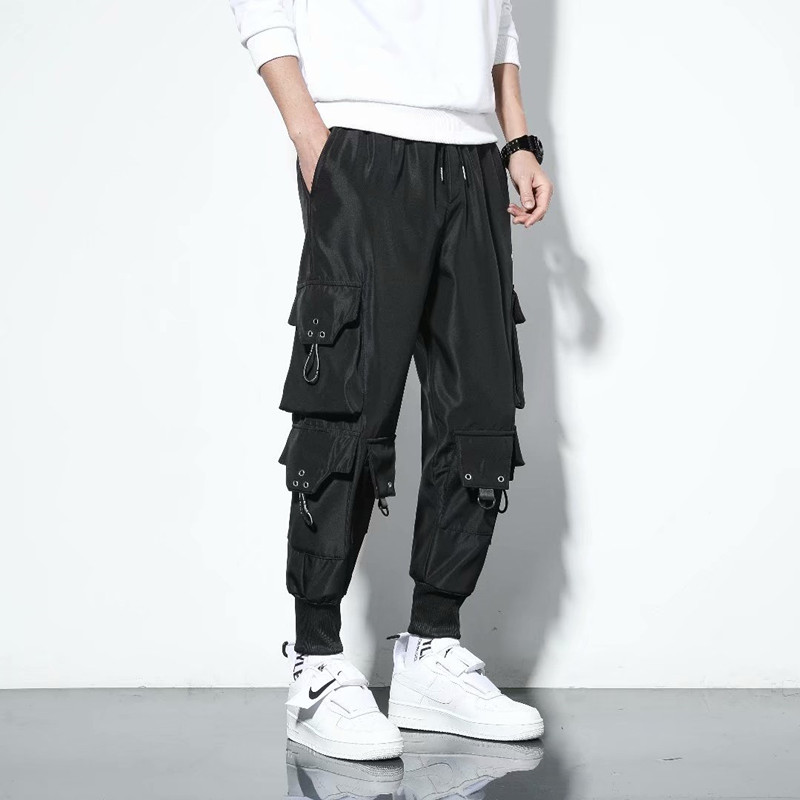 Men's Fashion Boxed Long Pants with Pockets