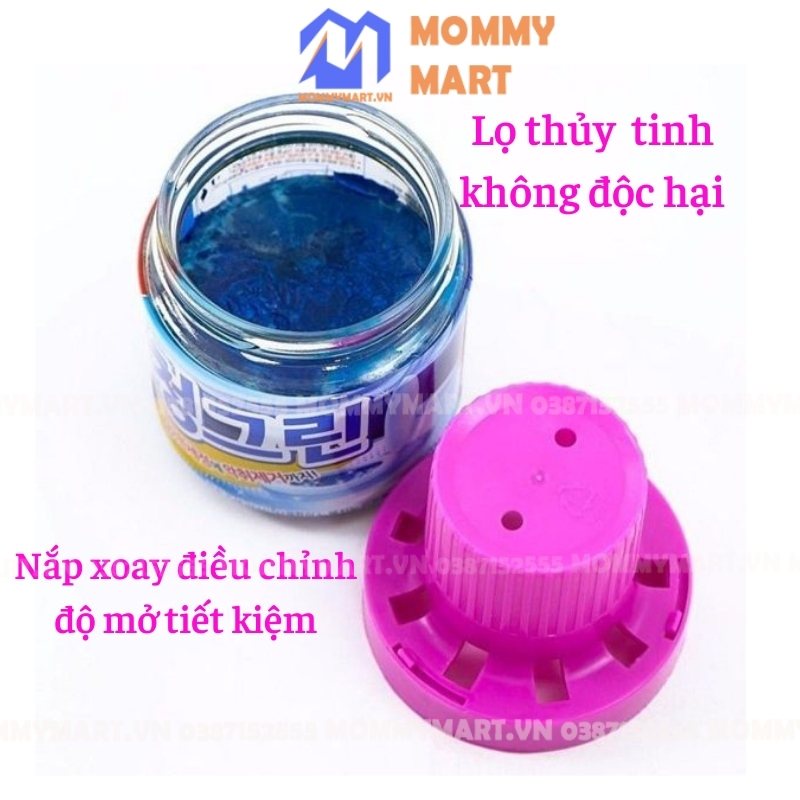 Lọ Thả Bồn Cầu Hàn Quốc Hộp Lớn 180g, thơm và sạch. Cốc thả bồn cầu diệt khuẩn Hàn Quốc Mommymart