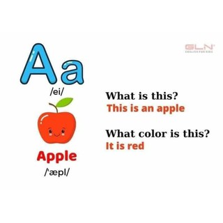 Thẻ Học Bảng Chữ Cái Tiếng Anh Kèm Từ Vựng Và Mẫu Câu Đơn Giản