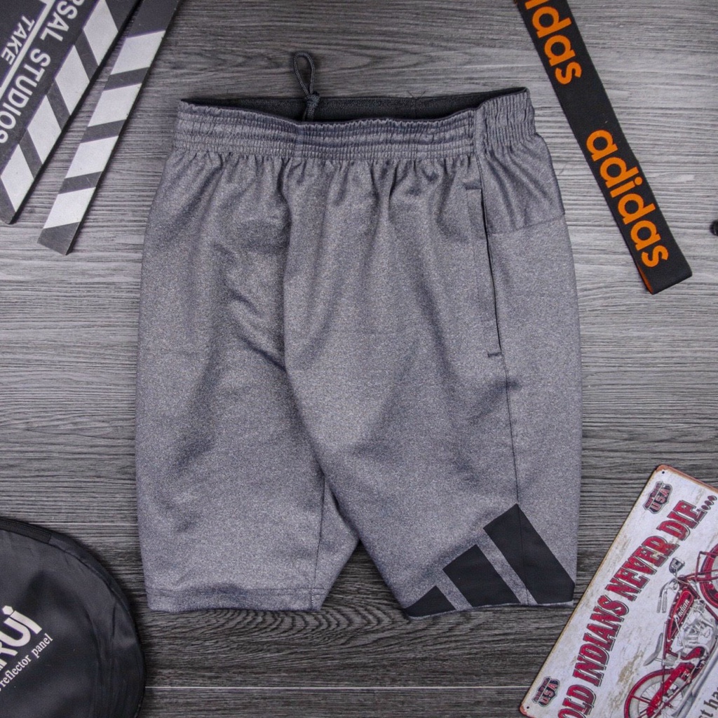 Quần Short Đùi Nam Thể Thao Cao Cấp Bigsize Dùng Chạy Bộ Tập Gym Chất Thun Poly Dày Dặn Xuất Xịn Hàng Shop