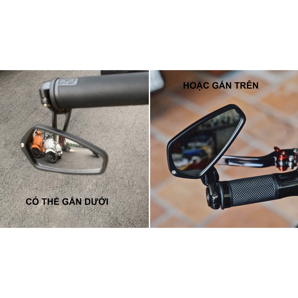 Kính Gù Thái CRG cho xe Vespa Honda Yamaha