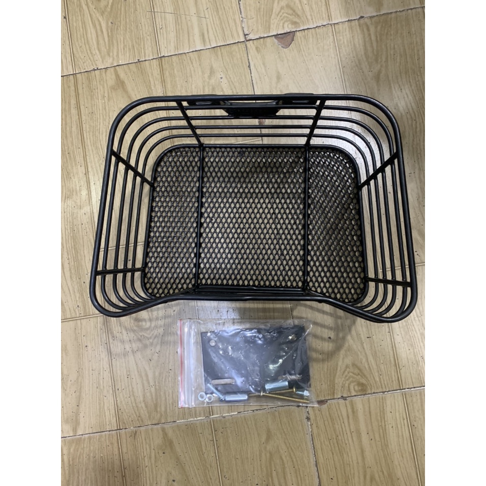 Rổ trước xe SCOOPY màu đen kiểu sọc