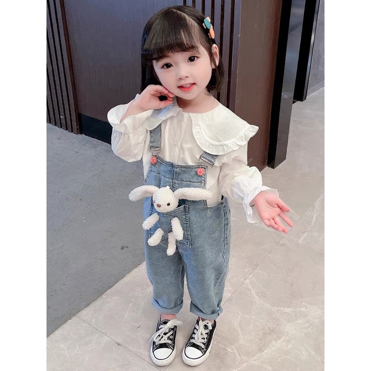 Set yếm bò gấu xinh xỉu Bipu shop giành cho các bé yêu của mẹ