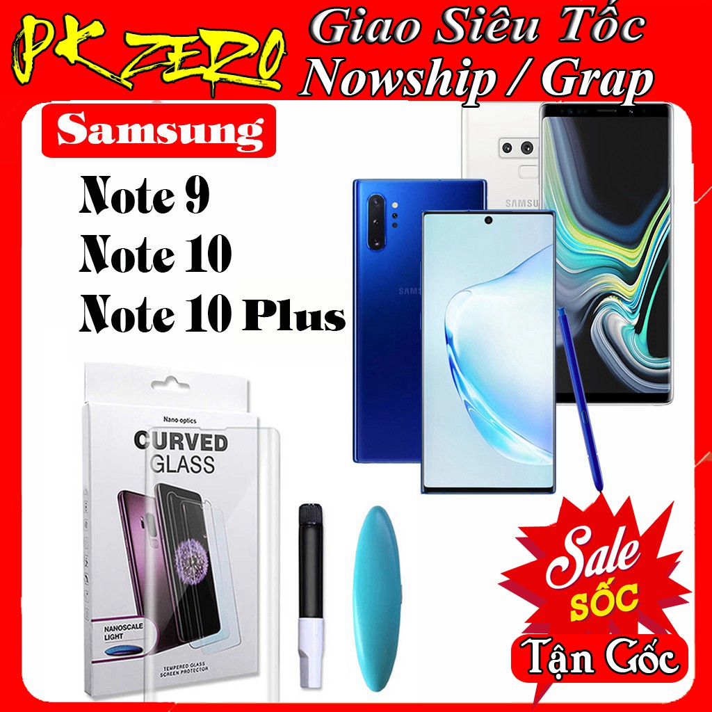 [FreeShip_50K] Kính Cường Lực SamSung Note 9 / Note 10 / Note 10 Pro Full Keo UV