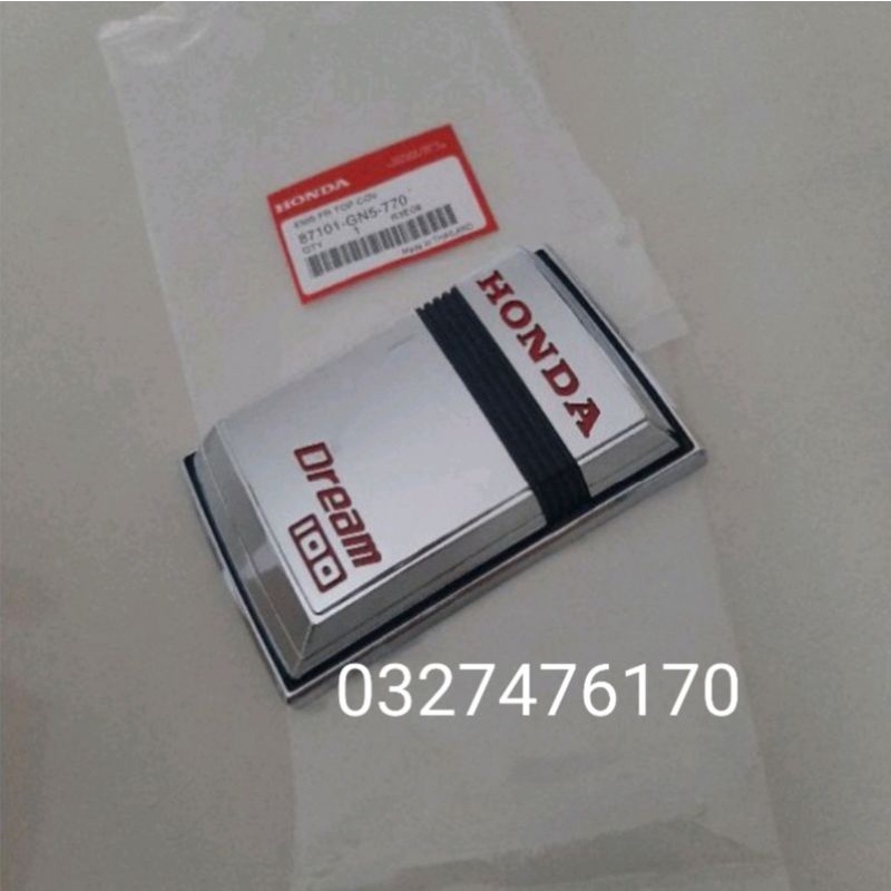 Mặt nạ con trước xe Dream thái chữ đỏ zin chính hãng