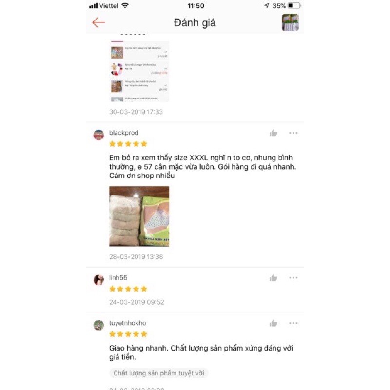 Quần lót giấy Hiền Trang/ túi 6 chiếc | BigBuy360 - bigbuy360.vn