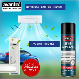 Bình xịt vệ sinh máy lạnh ô tô, xe hơi, máy lạnh gia đình, diệt khuẩn 600ml đến từ Đức