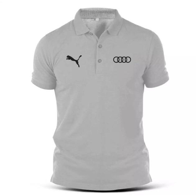 Áo polo Thể Thao In logo Xe Hơi Audi Cá Tính Cho Nam Và Nữ