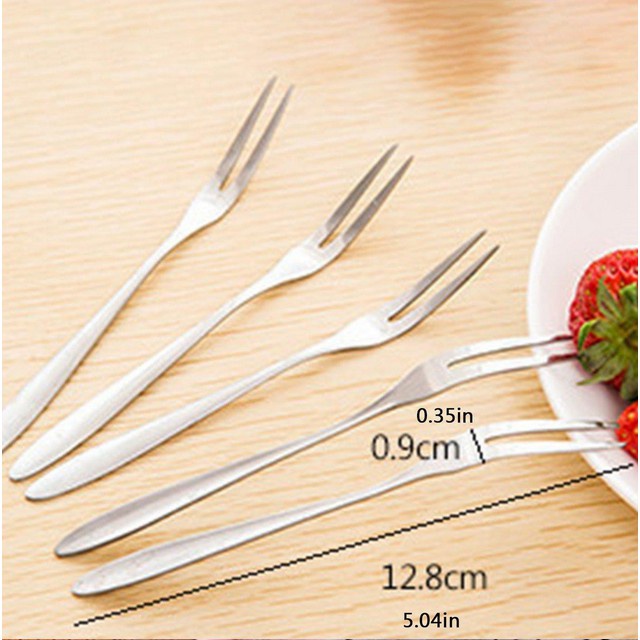 Combo 5 cái Dĩa inox ăn trái cây