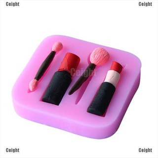 Khuôn silicone làm bánh hình son môi 3d độc đáo