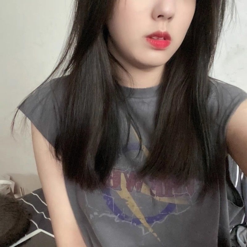 Áo Thun Thể Thao Sát Nách Form Rộng Phong Cách Đường Phố Nhật Bản Thời Trang Mùa Hè Cho Nữ