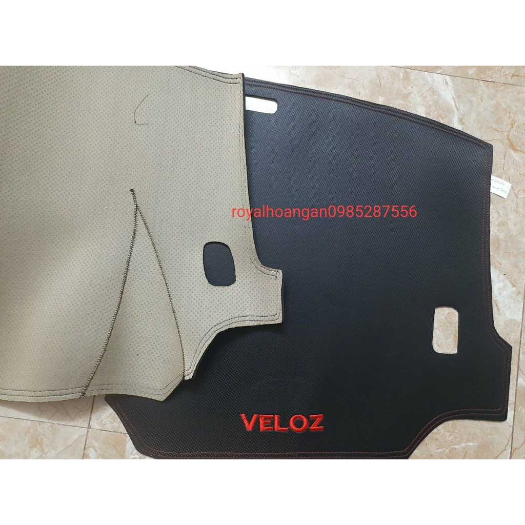 veloz cross, Thảm taplo VELOZ CROSS bằng nhung 3 lớp hoặc Da Cacbon