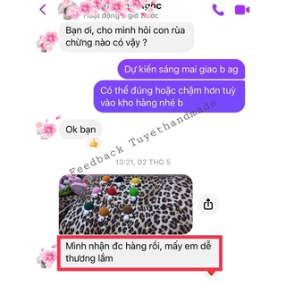 Móc khoá rùa dễ thương