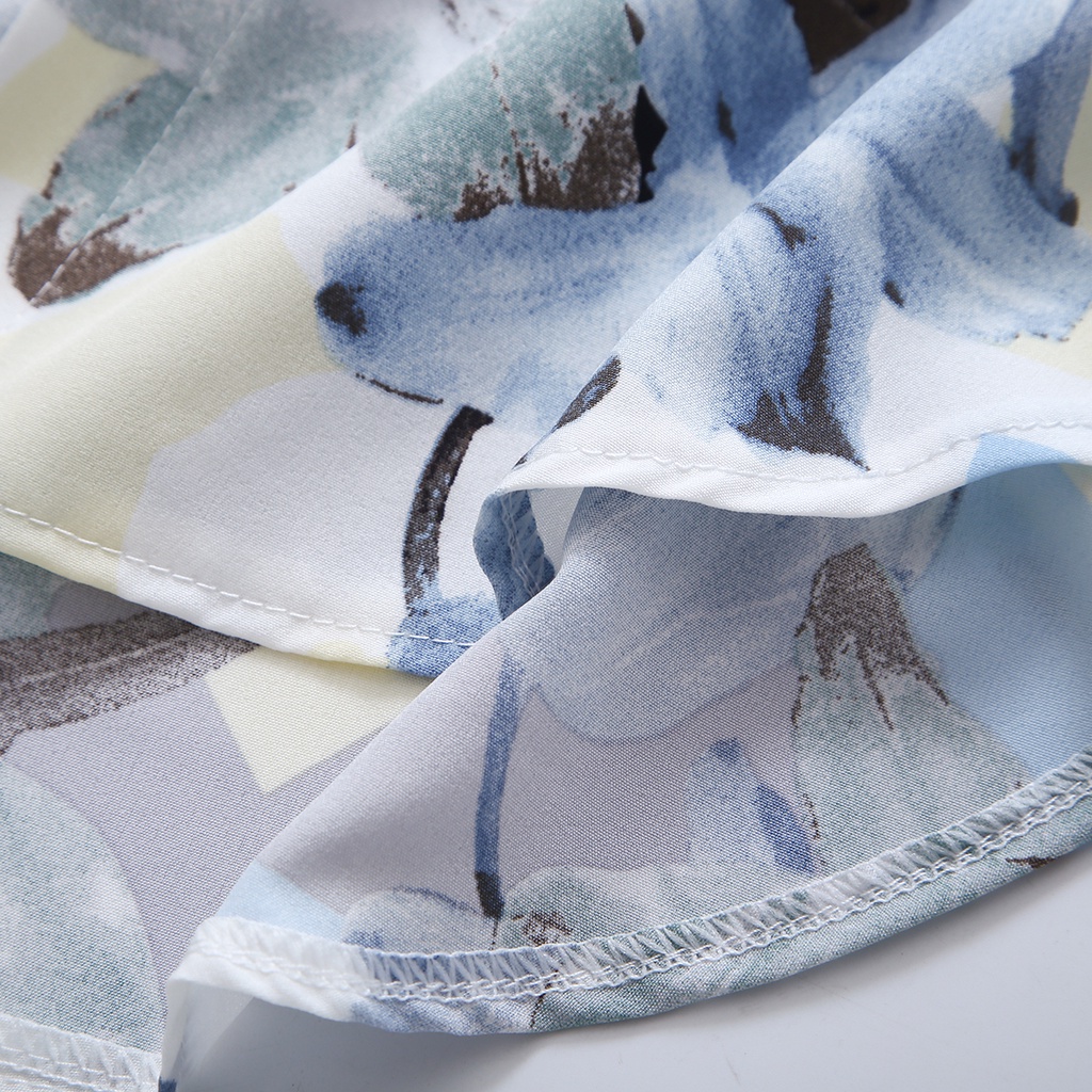 Áo Sơ Mi chiffon Tay Dài In Họa Tiết Thời Trang Mùa Thu Mới Cho Nữ