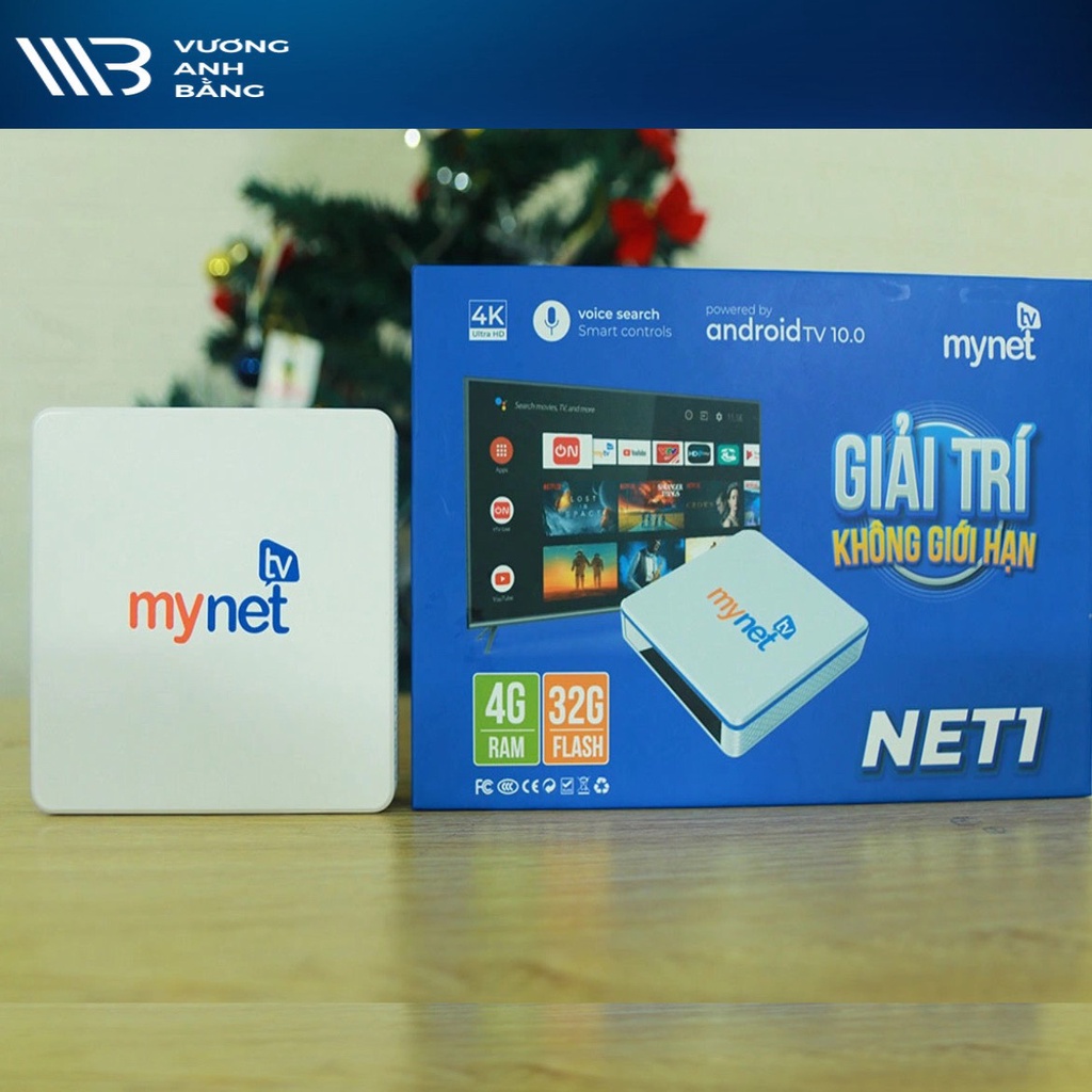 TV BOX MYTV NET 4H (4G/32G/ANDROID 10.0) VNG chạy mượt mà