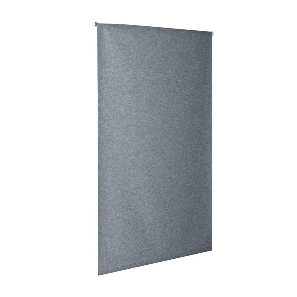 HomeBase HLS Rèm màn cuốn Polyester R100xC160cm màu xám