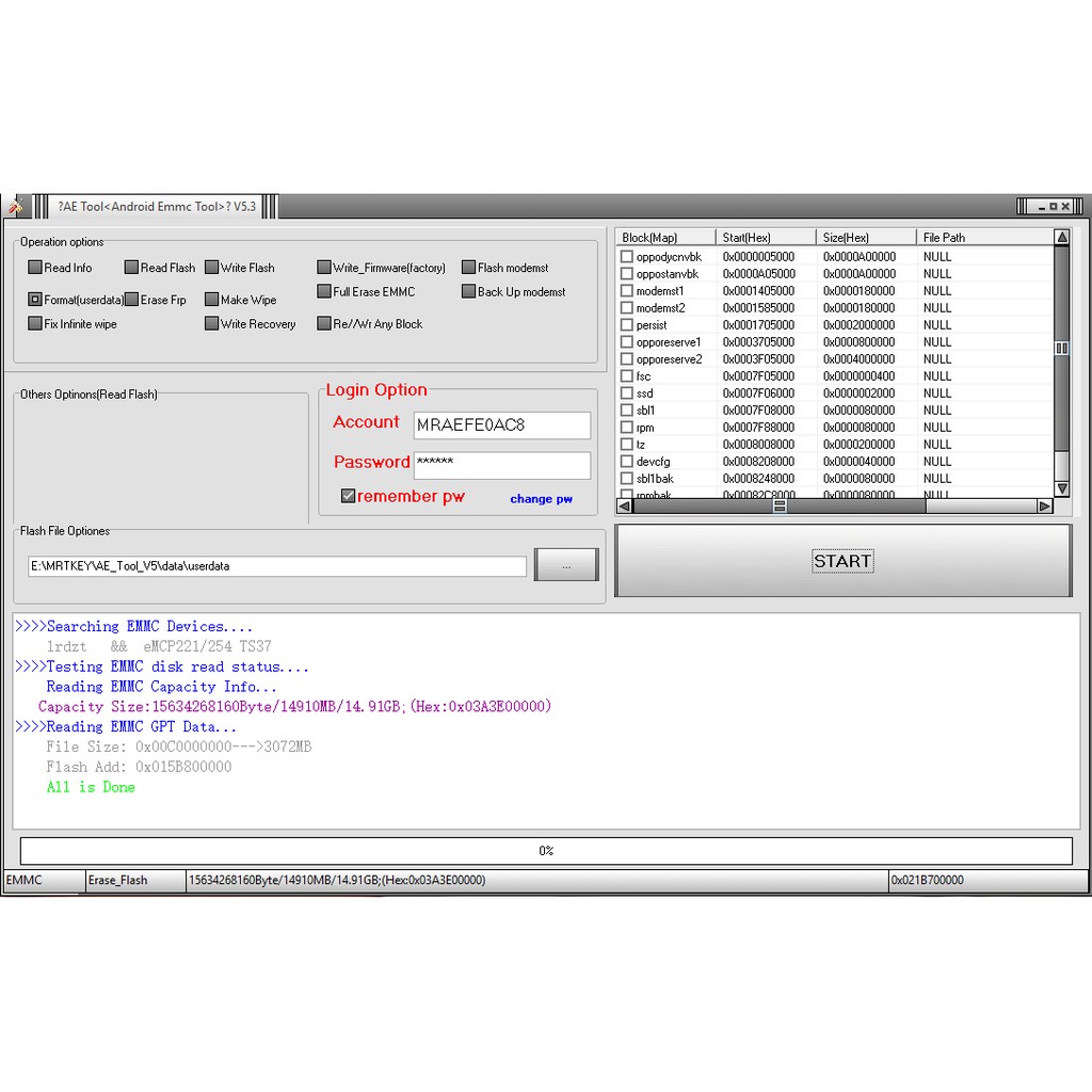 AE Tool công cụ làm mã khóa Oppo A3S A5 A7 A83 K1 R15 R15X Z3 A8 A9 - AETOOL giá rẻ