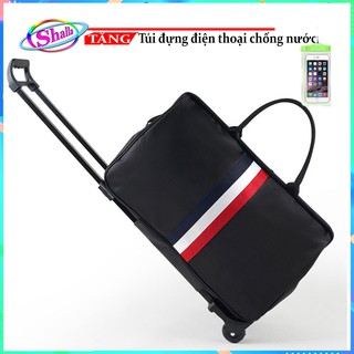 Túi xách tay cần kéo nam nữ Melody sang trong cở trung size 22 inch du lịch thời trang hàn quốc tặng túi chống nước ĐT