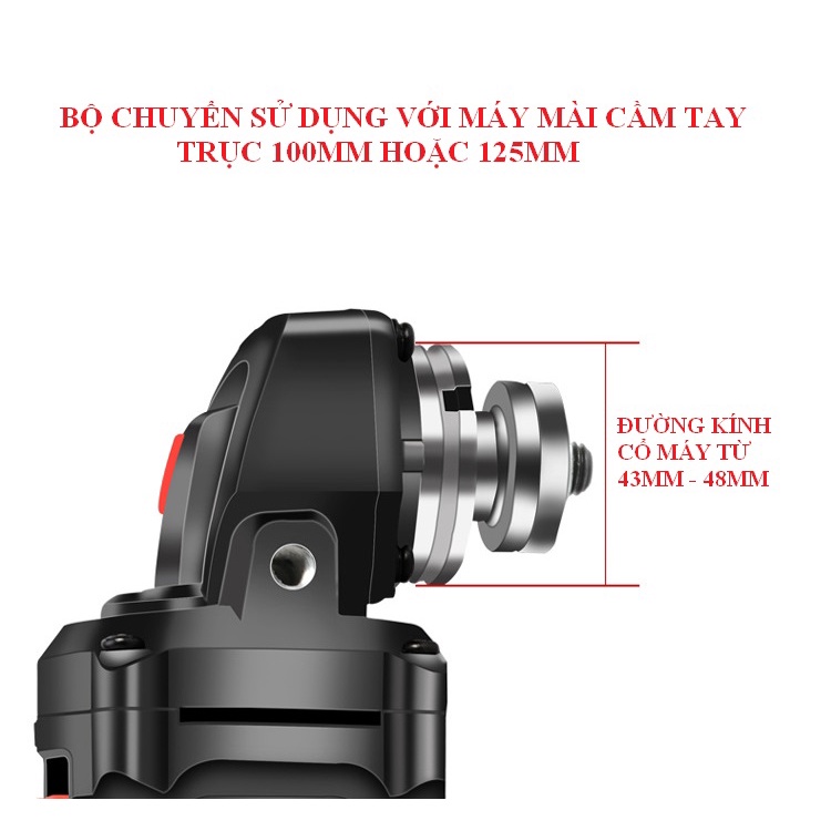 SV Bộ Chuyển đổi máy mài thành chà nhám băng cầm tay mini