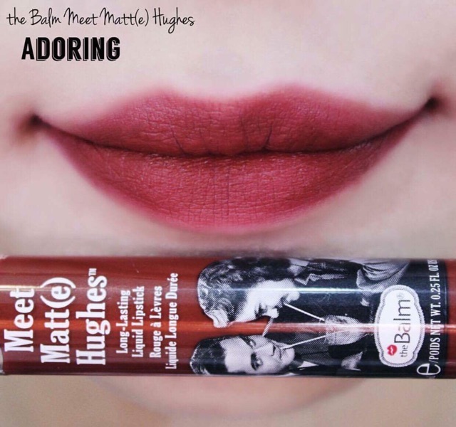 SON KEM LÌ THE BALM MEET MATTE HUGHES LIP COLOR