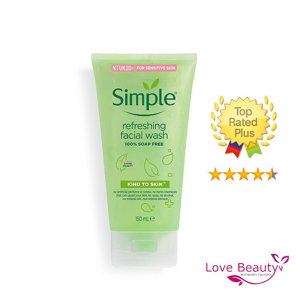 Sữa Rửa Mặt Simple Kind To Skin Refreshing Facial Wash