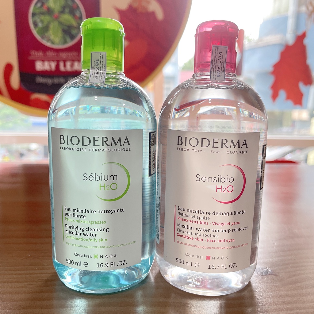 Nước tẩy trang Bioderma Cho Da Dầu, Mụn Sensibio/Sebium H2O 500ml