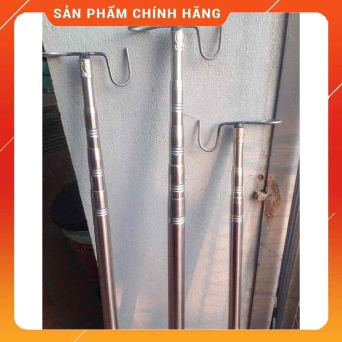 Sào Bẫy Chim, Sào Rút Inox Đa Năng Dài 1m5 3m 5m 6m 7m --TT